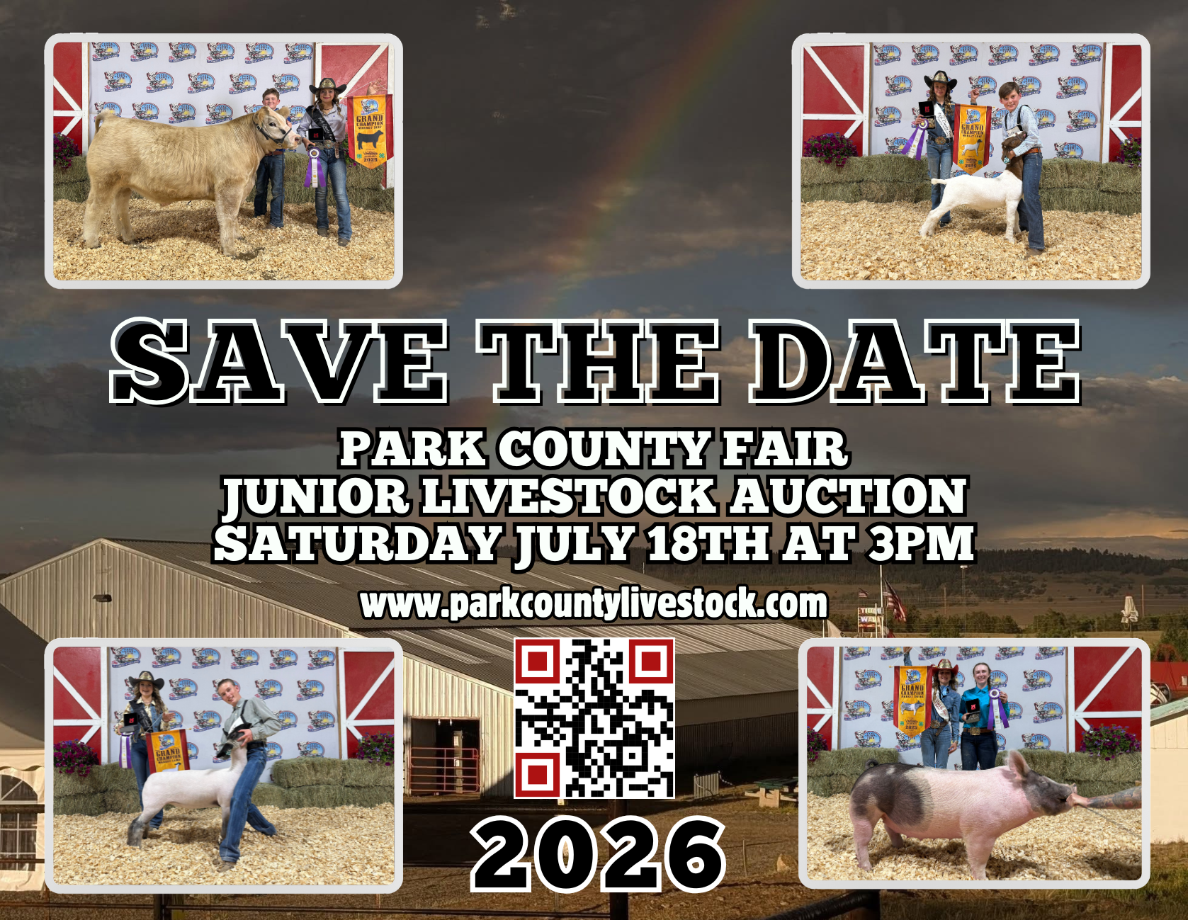 Save the Date 2026 Junior Livestock Auction